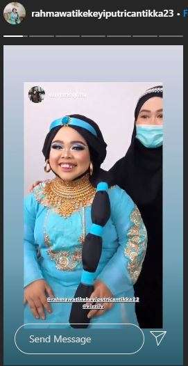 Kekeyi jadi princess Jasmine