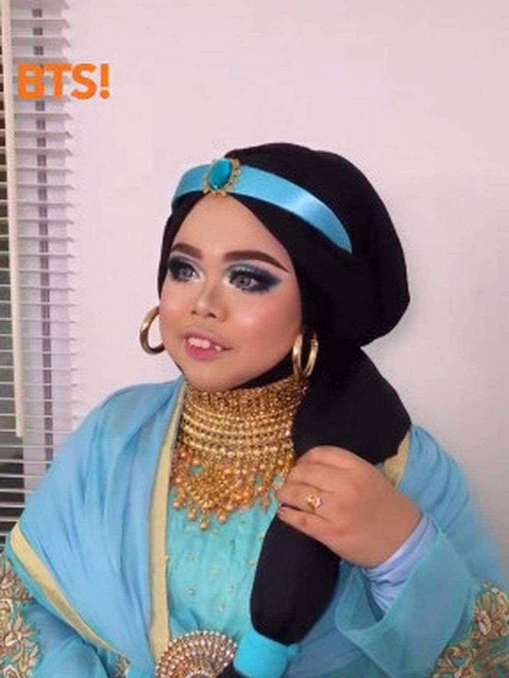 Kekeyi jadi princess Jasmine