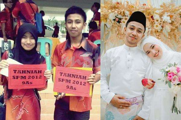 Jadi viral setelah unggah foto SMA dan saat menikah.
