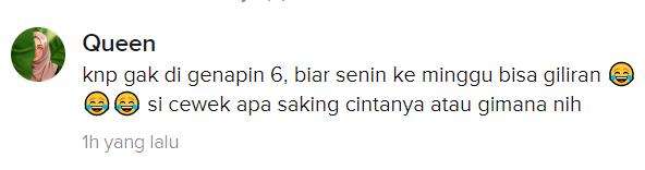 kenapa gak sekalian 6 aja?