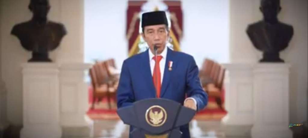 Presiden Joko Widodo membuka resmi ISEF 2020.