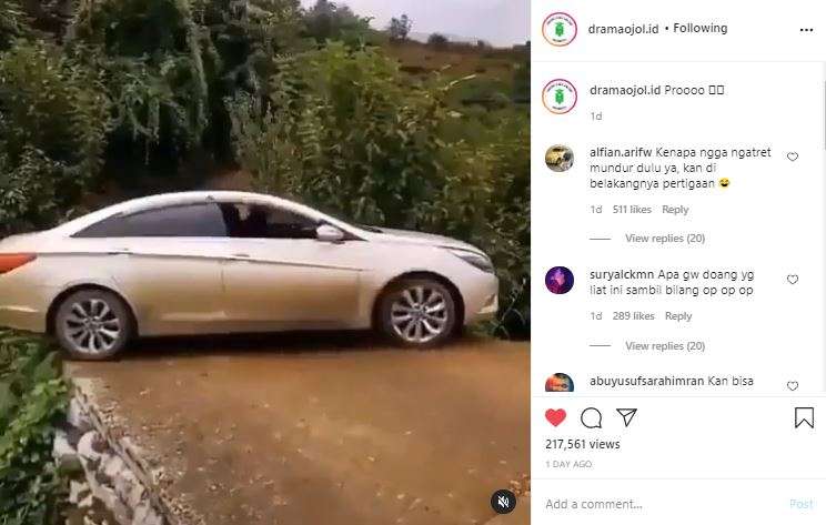 Teknik mengemudi pengemudi diuji di sini.