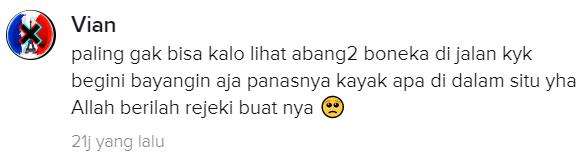 Semoga Allah berikan rejeki buat dia.