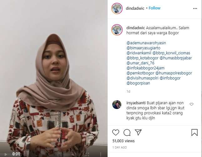 Dinda menantu Bu Dosen