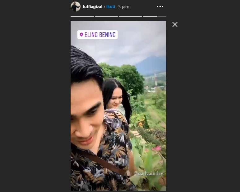 Lutfi Agizal dan kekasih baru