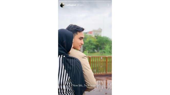 Lutfi Agizal dan kekasih baru