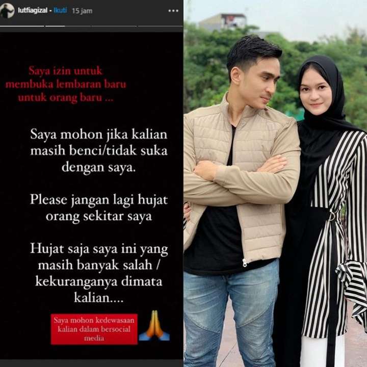 Lutfi Agizal dan kekasih baru