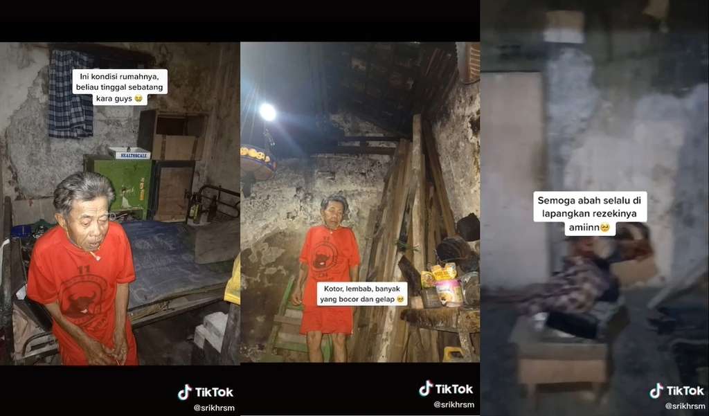 Viral kakek penjual jasa timbangan