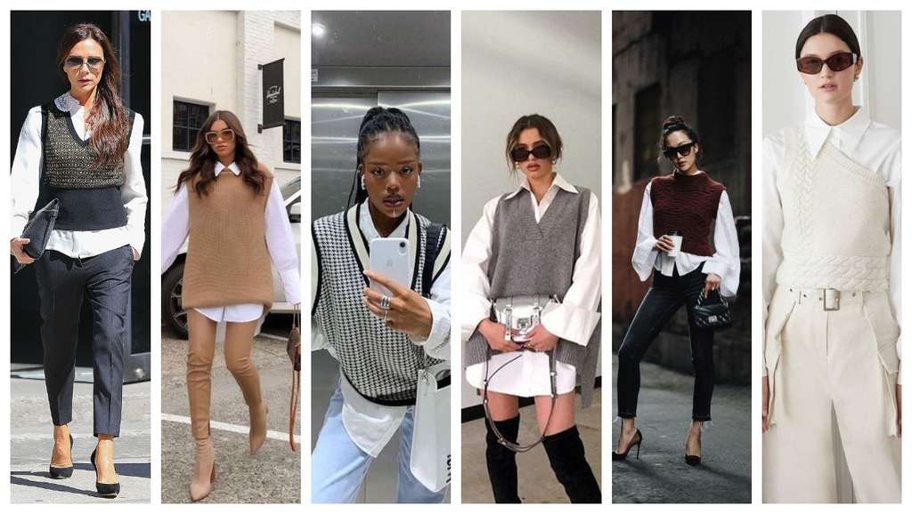 Perpaduan Sweater dan Kemeja