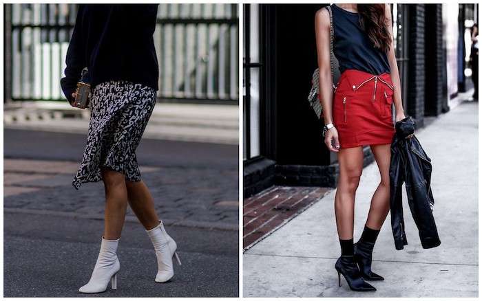 Leather Sock Boots
