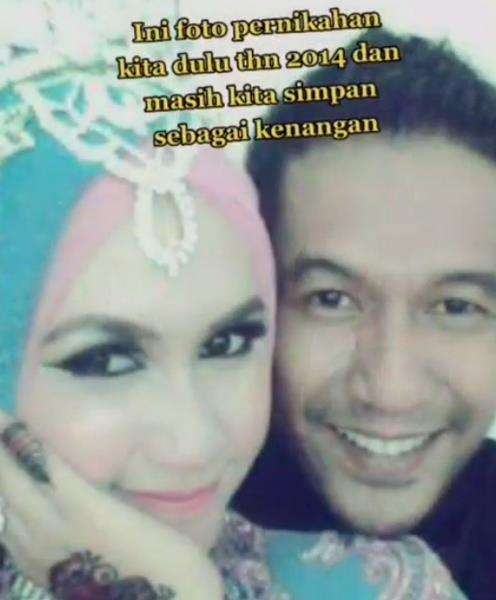 Potret bahagia saat baru menikah tahun 2014.