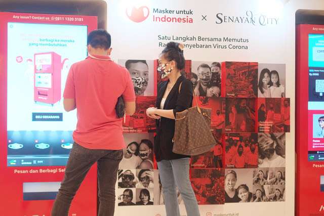 Masker untuk Indonesia X Senayan City