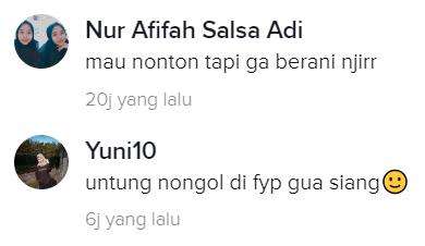 Videonya seram, Guys!
