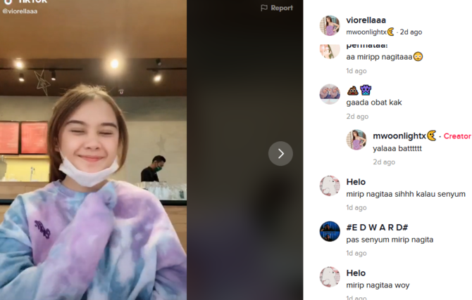 Wanita mirip Nagita Slavina