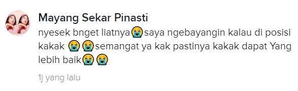 Nyesek banget, gak bisa bayangin.