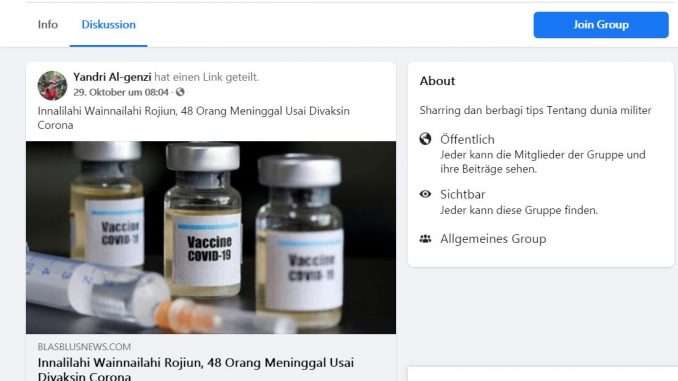 Unggahan Facebook