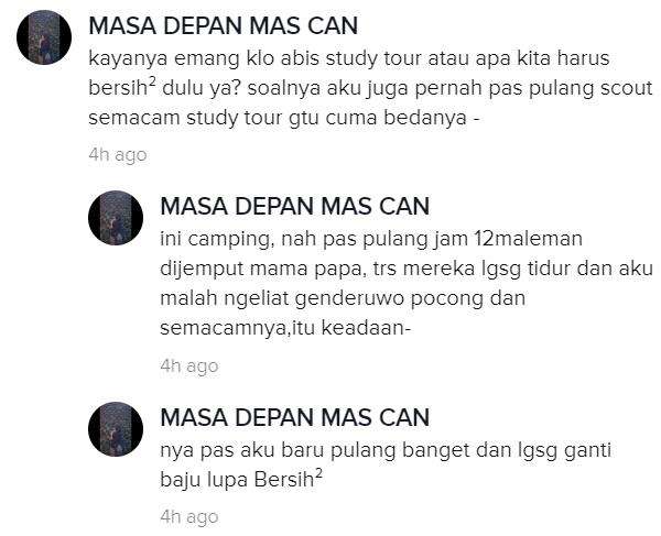 Pengalaman serupa tapi sedikit beda.