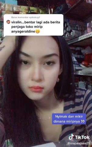 Pedagang mirip artis