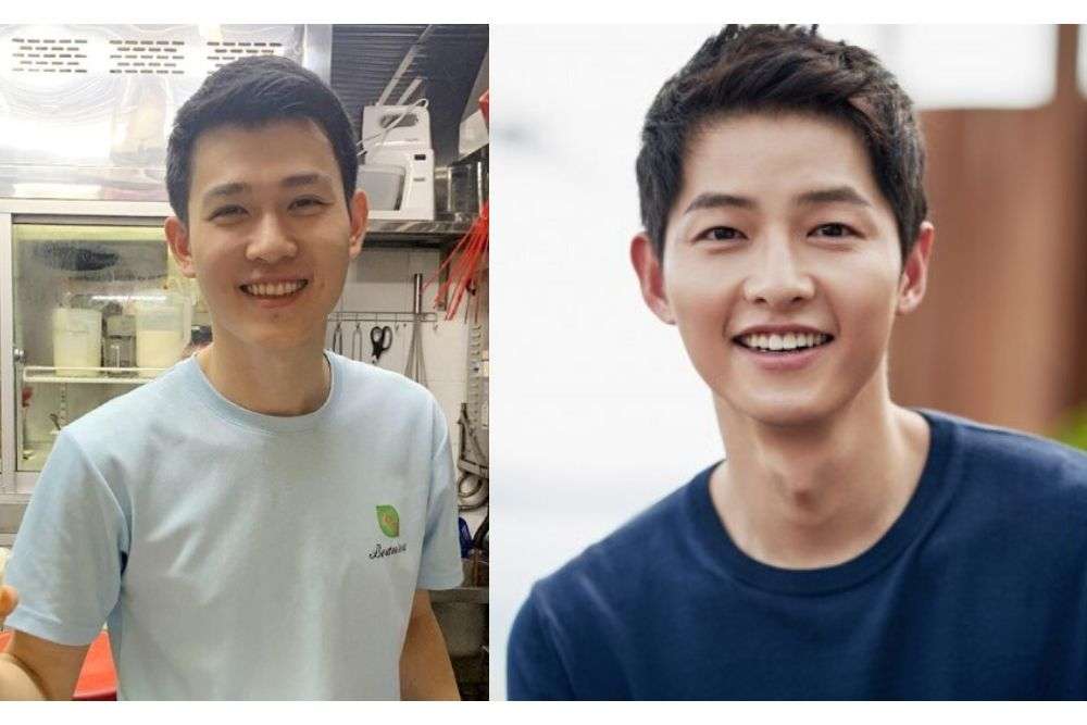Pedagang mirip artis