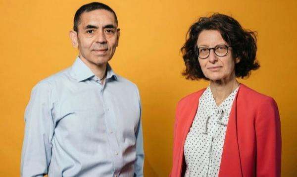 Dr Ugur Sahin dan istrinya, Dr Ozlem Tureci. Dr Ugur Sahin dan istrinya, Dr Ozlem Tureci.