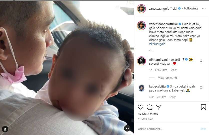 unggahan vanessa Angel