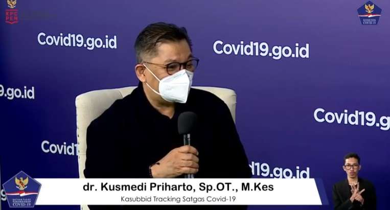 dr. Kusmedi Priharto SpOT MKes, Kasubbid Tracking Satgas Covid 19