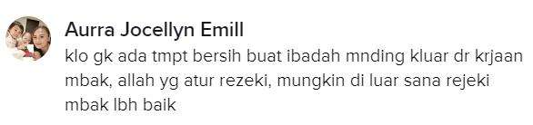 Lebih baik cari tempat kerja yang lebih baik.