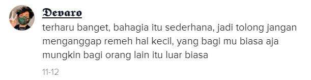 Ternyata bahagia itu sederhana.