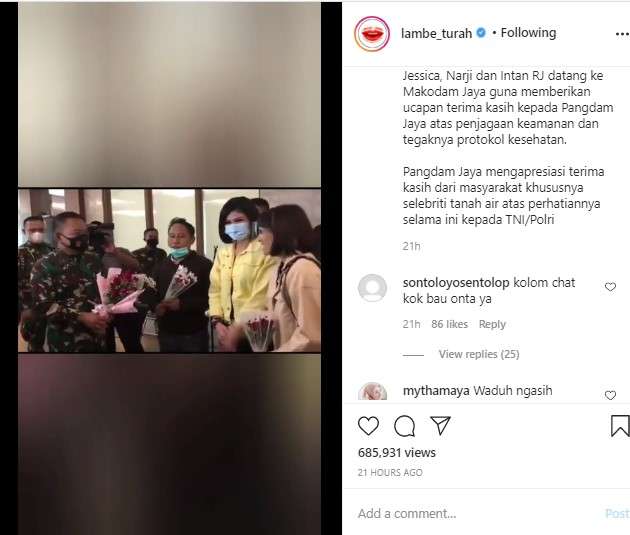 narji bersama TNI