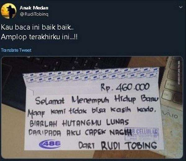 Capek nagih utang, begini efeknya kalo diundang.