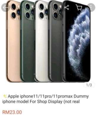 iPhone dummy.