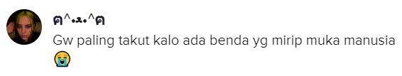 Paling takut boneka mirip manusia.