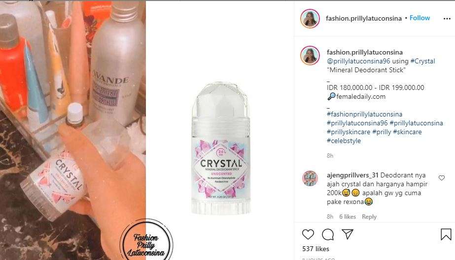 deodorant prilly