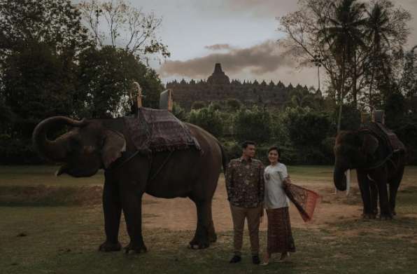 foto dengan hewan