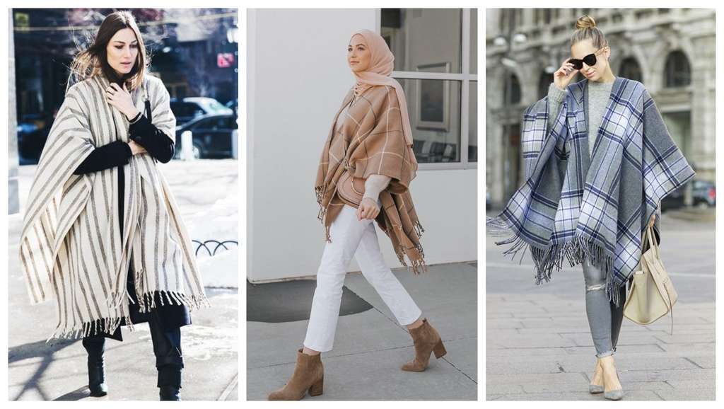 Inspirasi Gaya Mengenakan Poncho