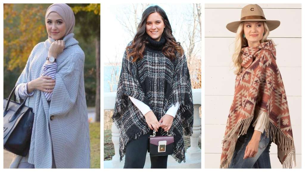 Inspirasi Gaya Mengenakan Poncho
