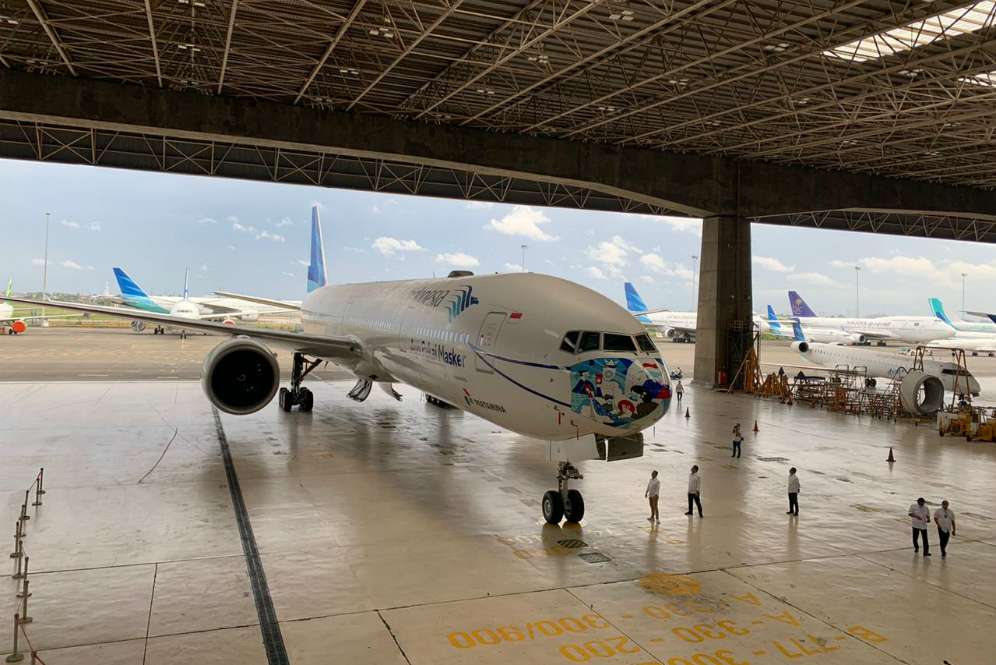 Desain mask livery baru Garuda Indonesia