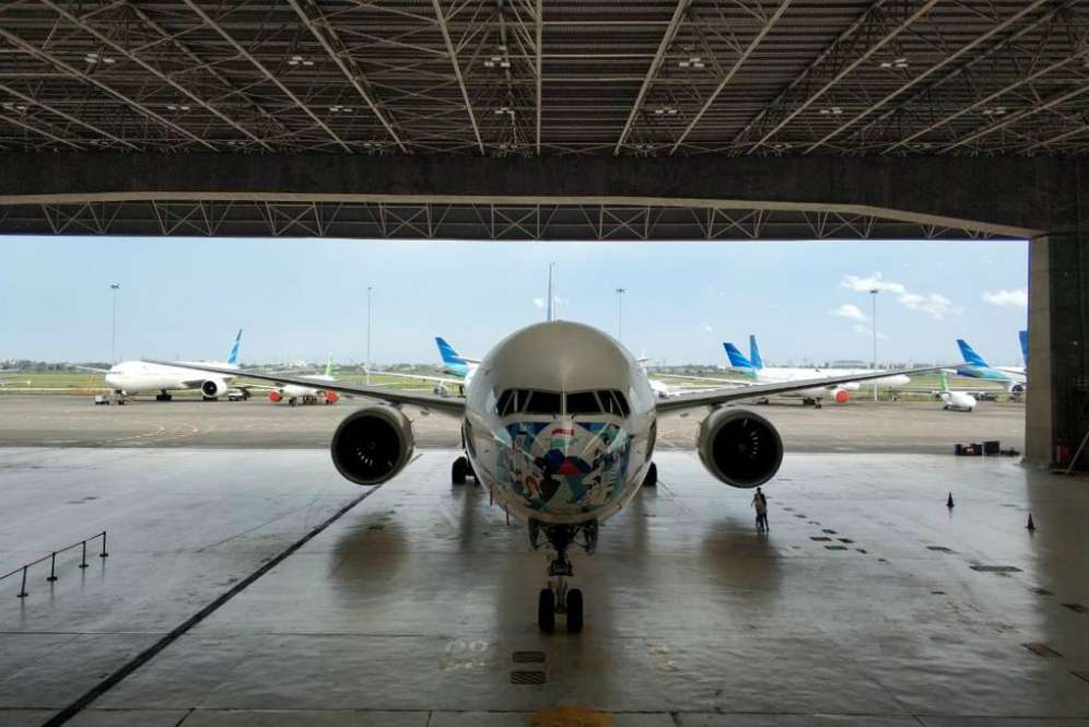 Desain mask livery baru Garuda Indonesia