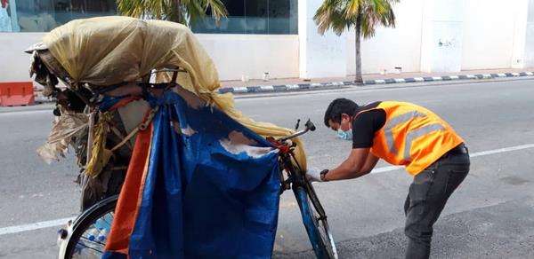 20 tahun jadi tukang becak.