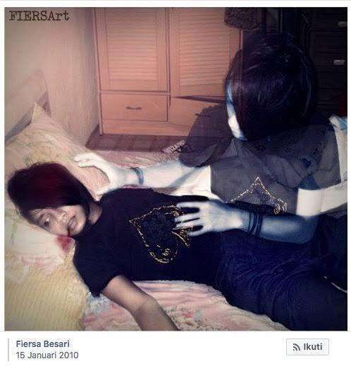 Fiersa Besari juga pernah membuat foto roh keluar dari tubuh.