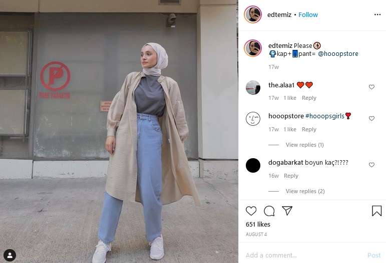Hijab dengan Outer