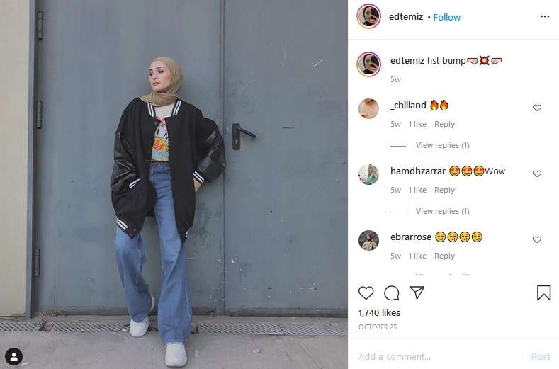 Hijab dengan Outer