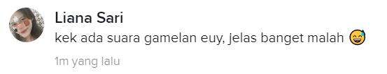 Suaranya jelas malah.