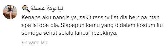 Ikut terharu dan menangis lihatnya.