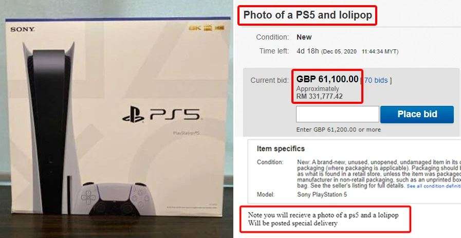 Foto PlayStation 5