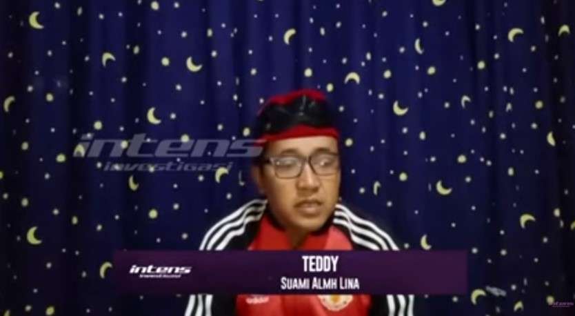 Teddy suami almarhum Lina