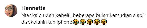 Setelah kebeli, iPhone masuk pegadaian ya.