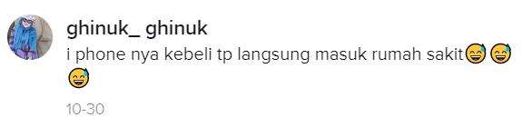 Langsung masuk rumah sakit nih.