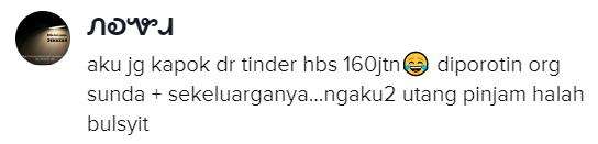 Pernah main di Tinder malah diporotin.
