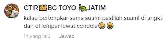 Kasihan suami kalau lagi bertengkar.